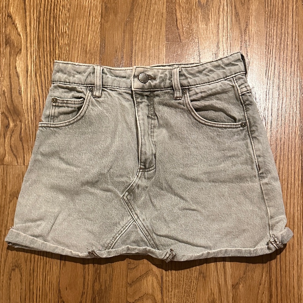 Rollas Denim Mini Skirt